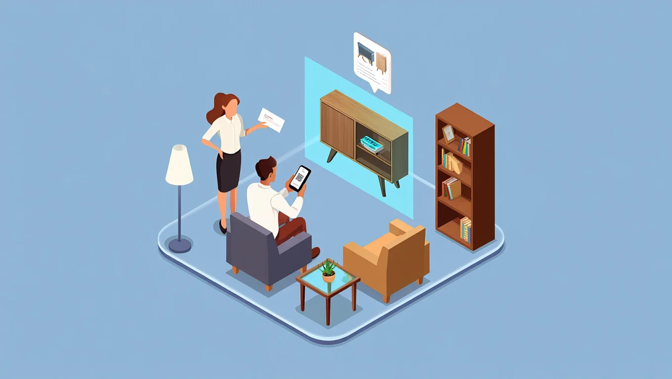 Infographie LookEasy : visualisation 3D et QR code en action